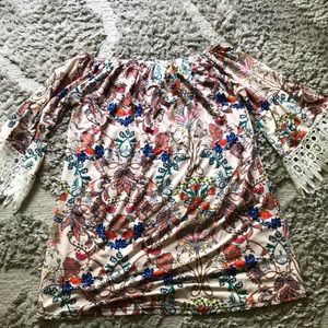 Colorful and breathable Lace Tunic ❤️